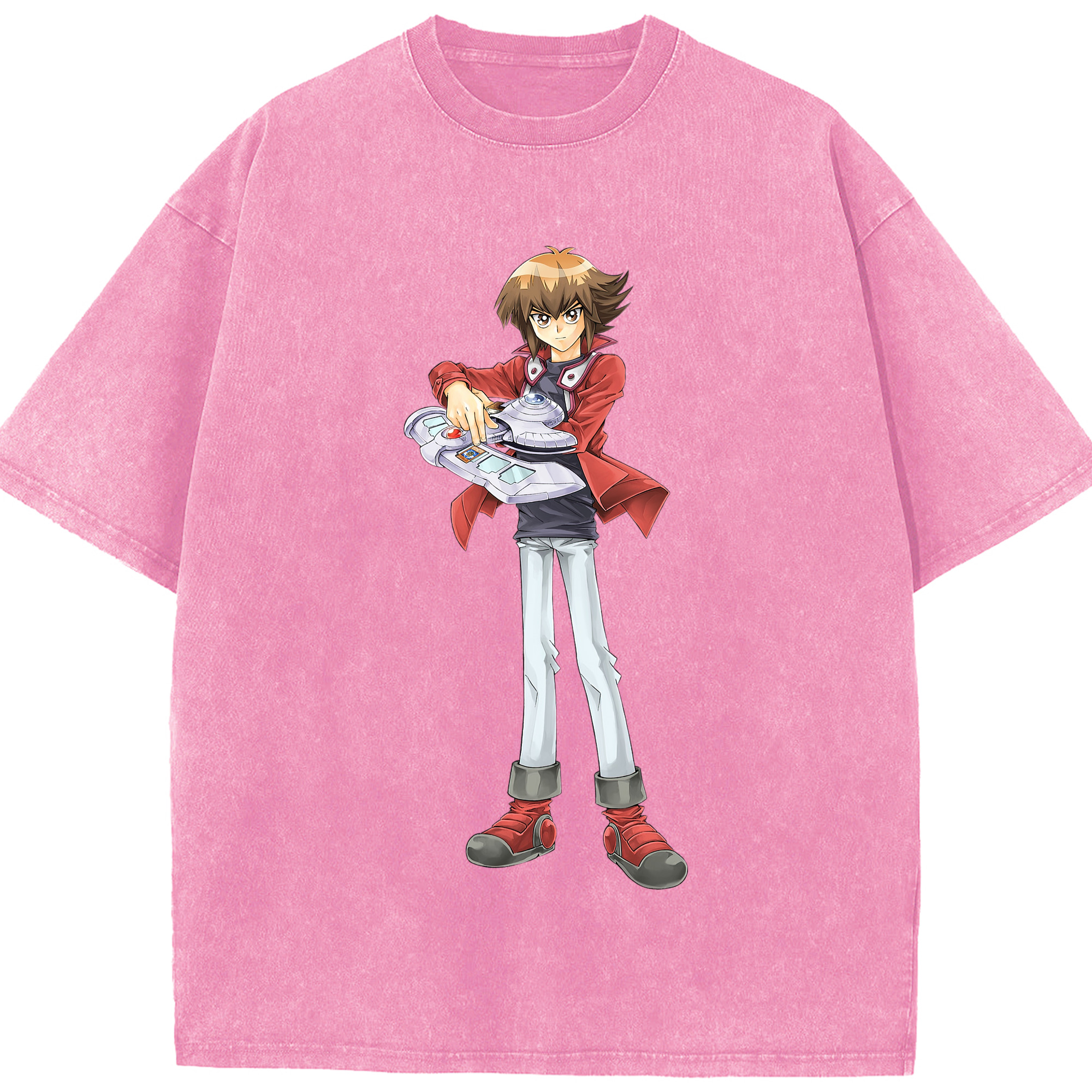 （画像用） 遊☆戯☆王 Yu-Gi-Oh! 綿100% ヴィンテージ風 半袖Tシャツ（フロントプリント）